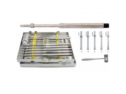 MA-Instrudents Ostetome, Osteotome straight complete set