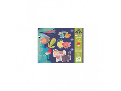 Djeco PUZZLE GIGANT - PAMPELIŠKA A PŘÁTELÉ