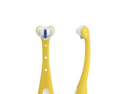 Fridababy Tooth Hugger 3D zubní kartáček, žlutý