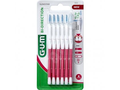 GUM BI-Direction mezizubní kartáčky 1,2 mm 6 ks