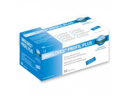 Ústenky roušky Profil Plus Unigloves 50 kusů modré