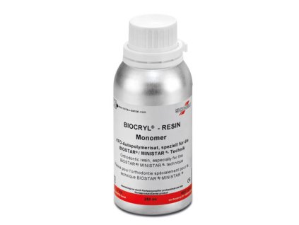 BIOCRYL-RESIN (Varianta Scheu príslušenstvo BIOCRYL®-RESIN  250 ml - #3218.1)