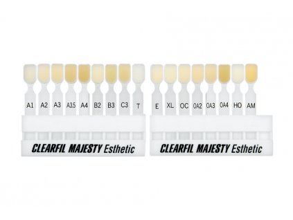 Clearfil majesty esthetic shade guid