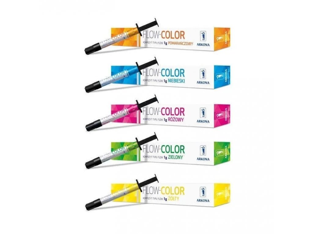 Arkona Flow Color 1g barevný kompozitní materiál (Varianta Arkona Flow Color 1g bílá)