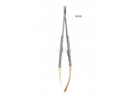 Mikro jehelec Castroviejo-Gomel TC 18,0 cm (Varianta Mikro jehelec Castroviejo-Gomel TC 18,0 cm - rovný)