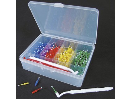 Mikro aplikátory - náhradní koncovky (Varianta Set mikro aplikátorů 400ks + 2x držátko)