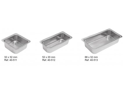 Chirurgické misky hranaté (Varianta Chirurgické misky hranaté - 32 x 32 mm)