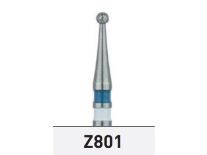 Kulička na zirkon Z801 (Dřík FG, Hrubost-proužek Modrý/Bilý, Velikost vrtáčku 010)