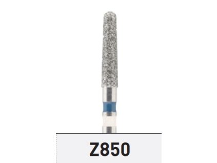Kónus zaoblený na zirkon Z850 (Dřík FG, Hrubost-proužek Červený/bílý, Velikost vrtáčku 018)