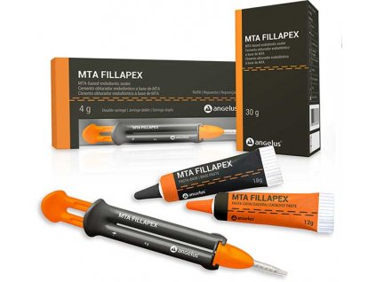 MTA Fillapex (Varianta MTA Fillapex 4g stříkačka (2g báze + 2g katalyzátor + 15 koncovek))