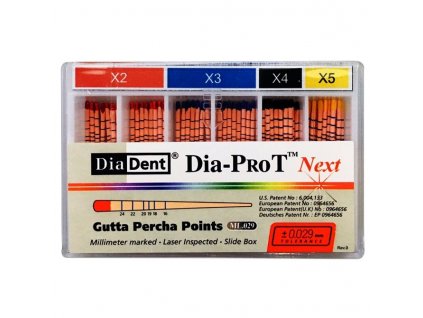 Dia-ProT Next - gutaperčové čepy pro Protaper Next