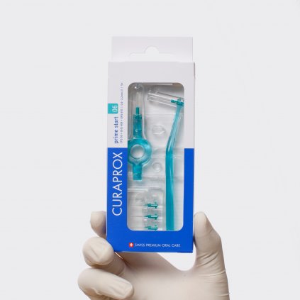 Curaprox CPS 06 Prime Start mezizubní kartáček modrý 5 ks - Mezizubní péče/Curaprox - DENTO.cz - Více pro vaši dentální hygienu