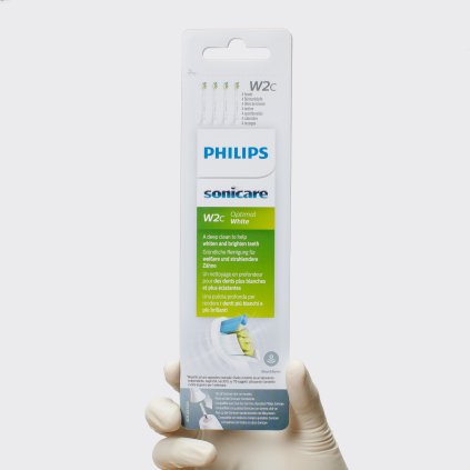 Philips Sonicare Optimal White HX6064 náhradní hlavice 4 ks bílá - Hlavice/ Náhradní hlavice pro sonické kartáčky Philips Sonicare - DENTO.cz - Více pro vaši dentální hygienu