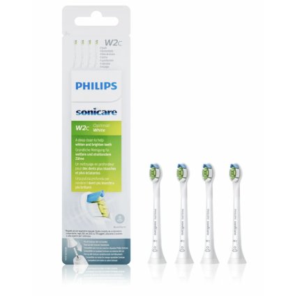 Philips Sonicare Optimal White Mini HX6074/27 náhradní hlavice 4 ks - Hlavice/ Náhradní hlavice pro sonické kartáčky Philips Sonicare - DENTO.cz - Více pro vaši dentální hygienu