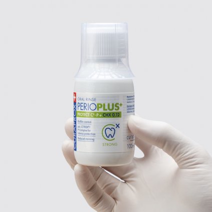 Curaprox Perio Plus+ Protect ústní voda 100 ml - Zubní pasty a gely/ústní vody - DENTO.cz - Více pro vaši dentální hygienu
