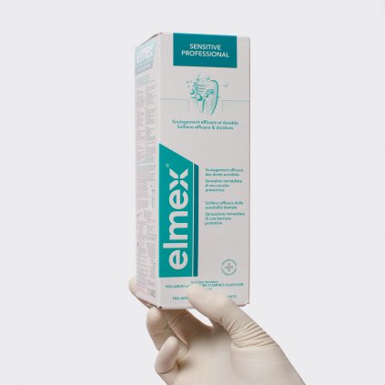 Elmex Sensitive Professional Ústní voda 400 ml - Zubní pasty a gely/Ústní vody - DENTO.cz - Více pro vaši dentální hygienu