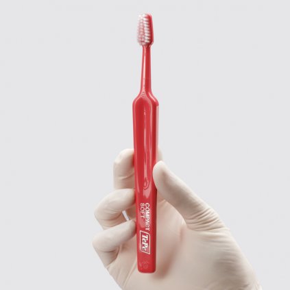 TePe Select Compact Soft zubní kartáček - Zubní kartáčky / Zubní kartáčky TePe  - DENTO.cz - Více pro vaši dentální hygienu
