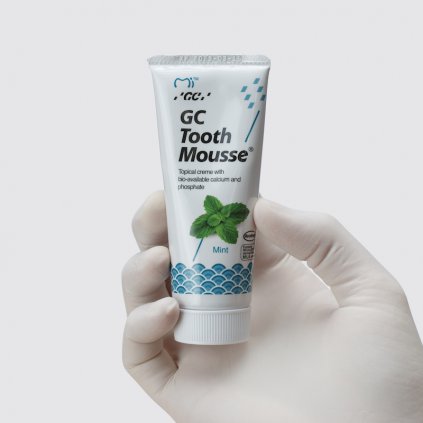 GC Tooth Mousse Máta 35 ml - Zubní pasty a gely/Zubní pasty bez fluoridů - DENTO.cz - Více pro vaši dentální hygienu