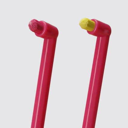 Curaprox CS 1006 zubní kartáček Single růžový 6 mm - Zubní kartáčky/Solo kartáčky - DENTO.cz - Více pro vaši dentální hygienu
