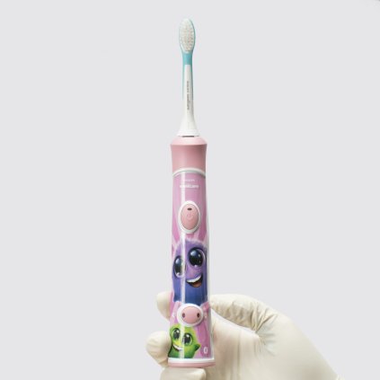 Philips Sonicare for Kids HX6352/024 dětský sonický kartáček růžový - Elektrické kartáčky/ Philips Sonicare / Pro děti - DENTO.cz - Více pro vaši dentální hygienu