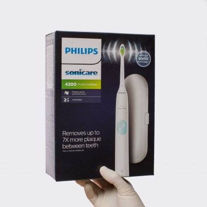 Philips Sonicare ProtectiveClean 4300 HX6807/28 s pouzdrem - Elektrické kartáčky / Philips Sonicare - DENTO.cz - Více pro vaši dentální hygienu