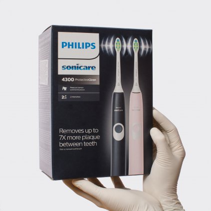 Philips Sonicare ProtectiveClean Plaque Defense 4300 HX6800/35 DuoPack - Elektrické kartáčky / Philips Sonicare - DENTO.cz - Více pro vaši dentální hygienu