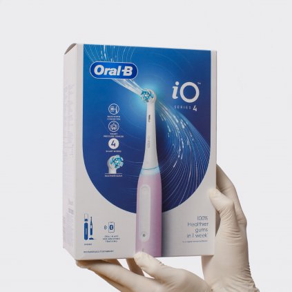 Oral-B  iO Series 4 Lavender magnetický kartáček - Elektrické kartáčky/ Oral-B - DENTO.cz - Více pro vaši dentální hygienu