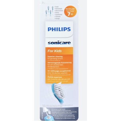 Philips Sonicare for Kids HX6044 náhradní hlavice Standard 4 ks - Hlavice/ Náhradní hlavice pro sonické kartáčky Philips Sonicare - DENTO.cz - Více pro vaši dentální hygienu