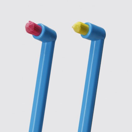 Curaprox CS 1006 zubní kartáček Single sytě modrý 6 mm - Zubní kartáčky/Solo kartáčky - DENTO.cz - Více pro vaši dentální hygienu