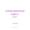 Clean and scale part II. (Kyrety) — 23. 1. 2026
