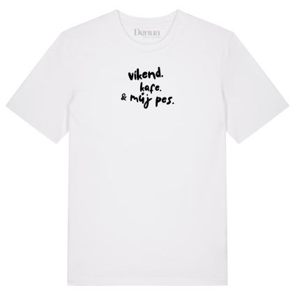 tricko vikend kafe a muj pes denua