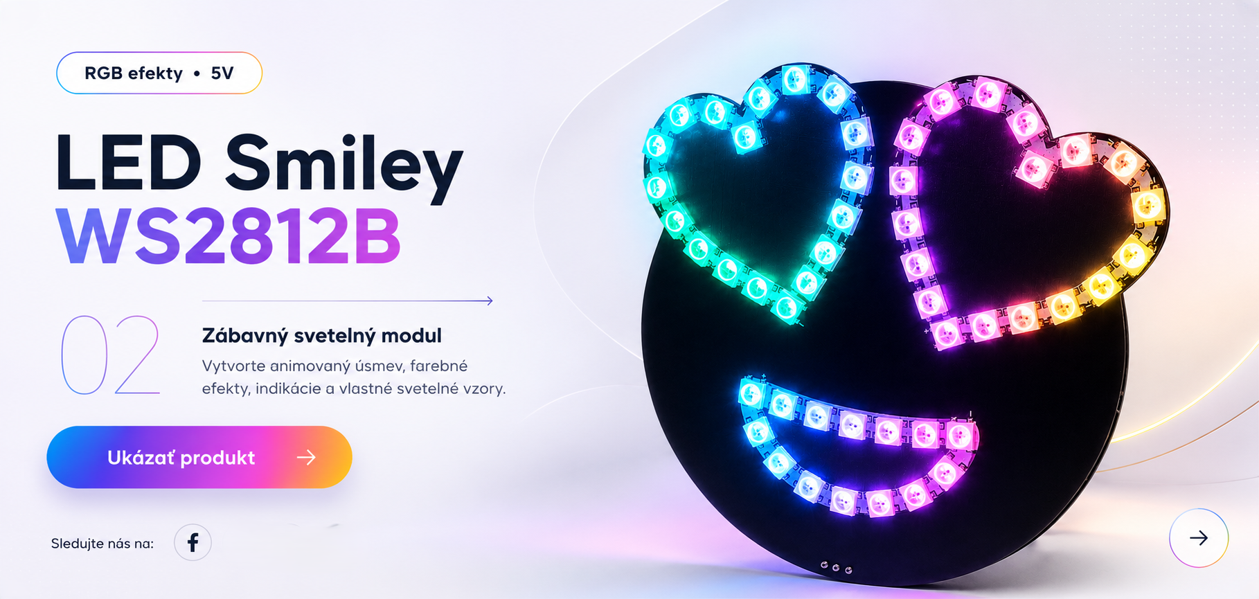 Led smiley