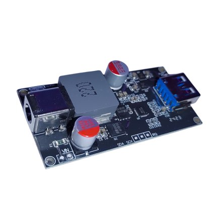 DC6–30 V 140 W inteligentný rýchlonabíjací modul (USB-A + USB-C, PD140W, QC5, PPS)