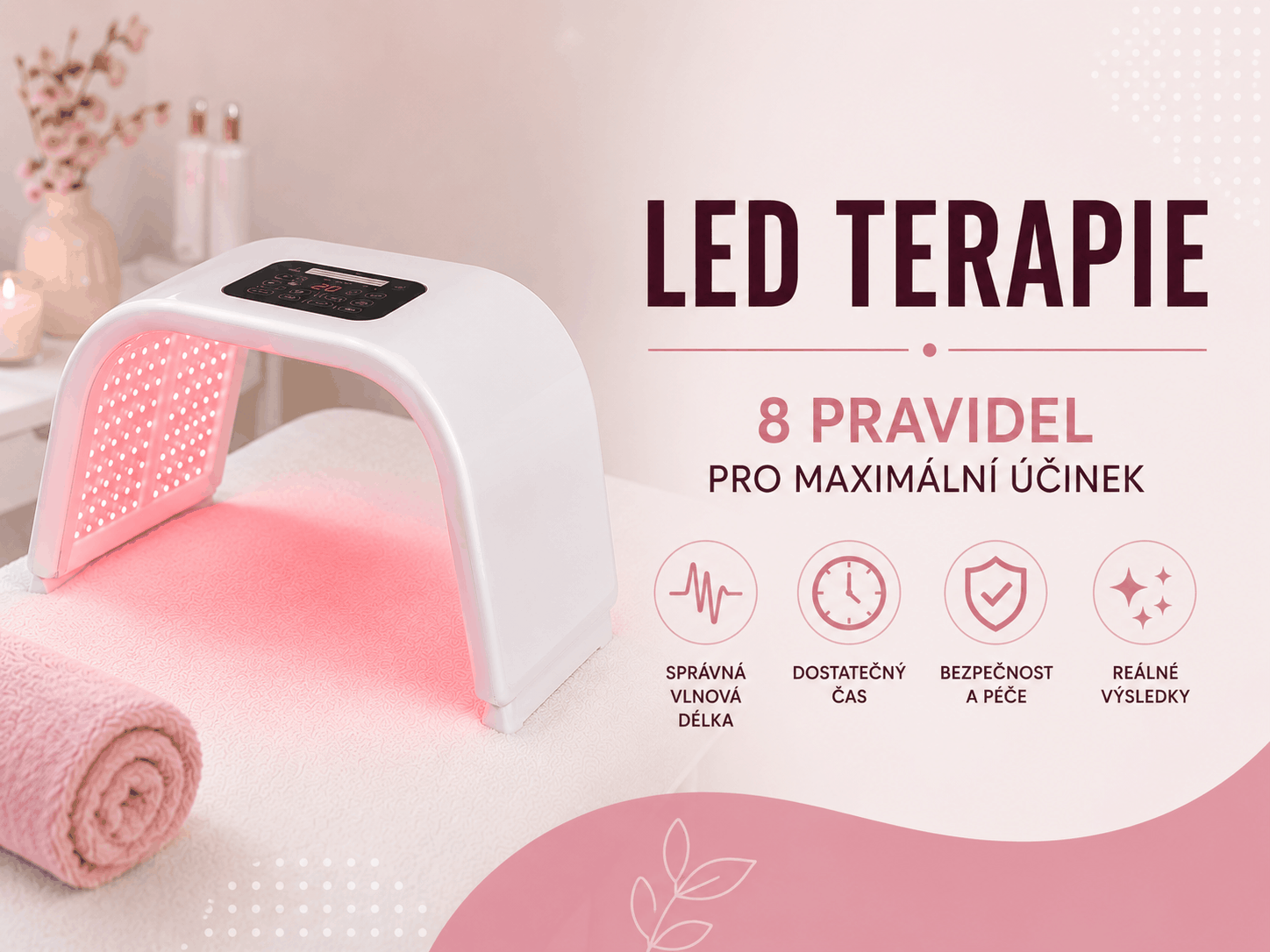 8 nejdůležitějších pravidel pro práci s PDT / LED tunelem