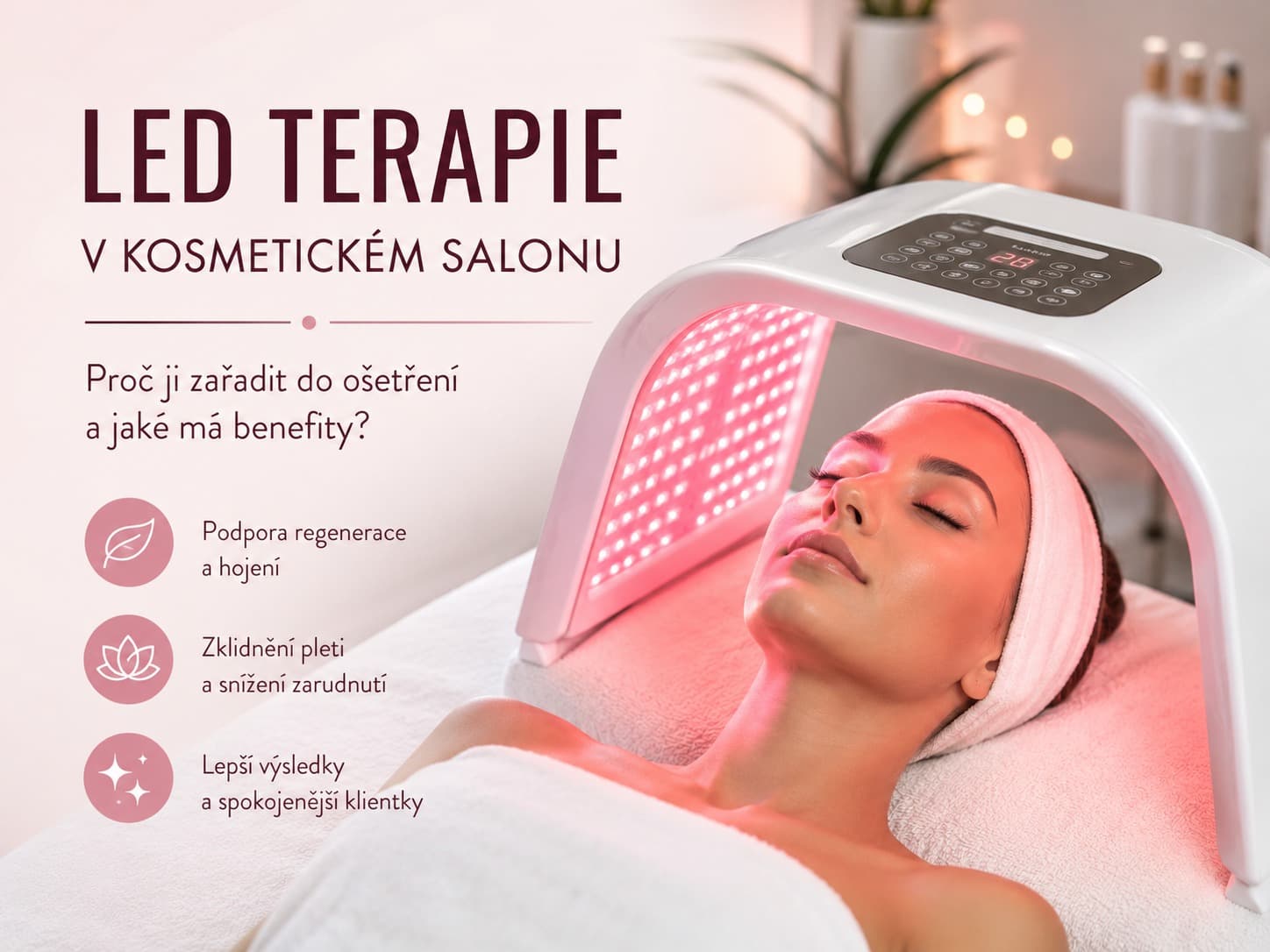 Proč LED terapie patří do moderní kosmetické praxe