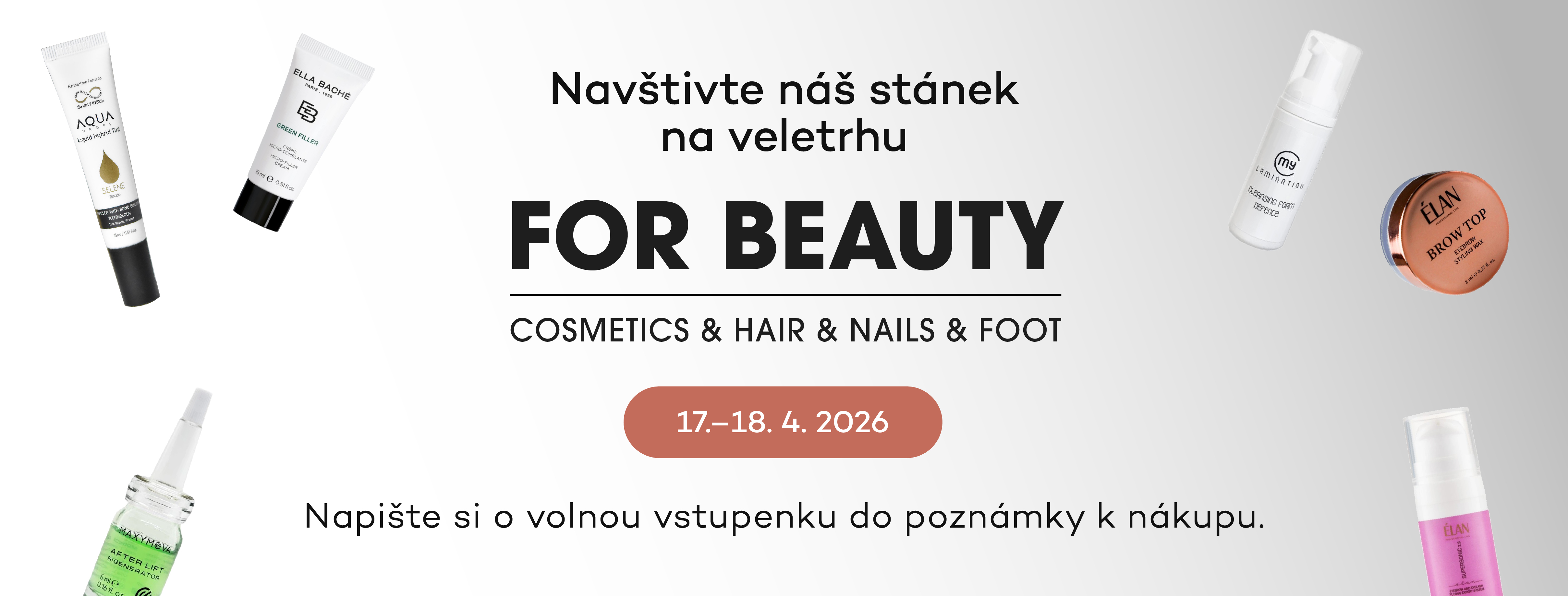 Veletrh For Beauty Duben 2026