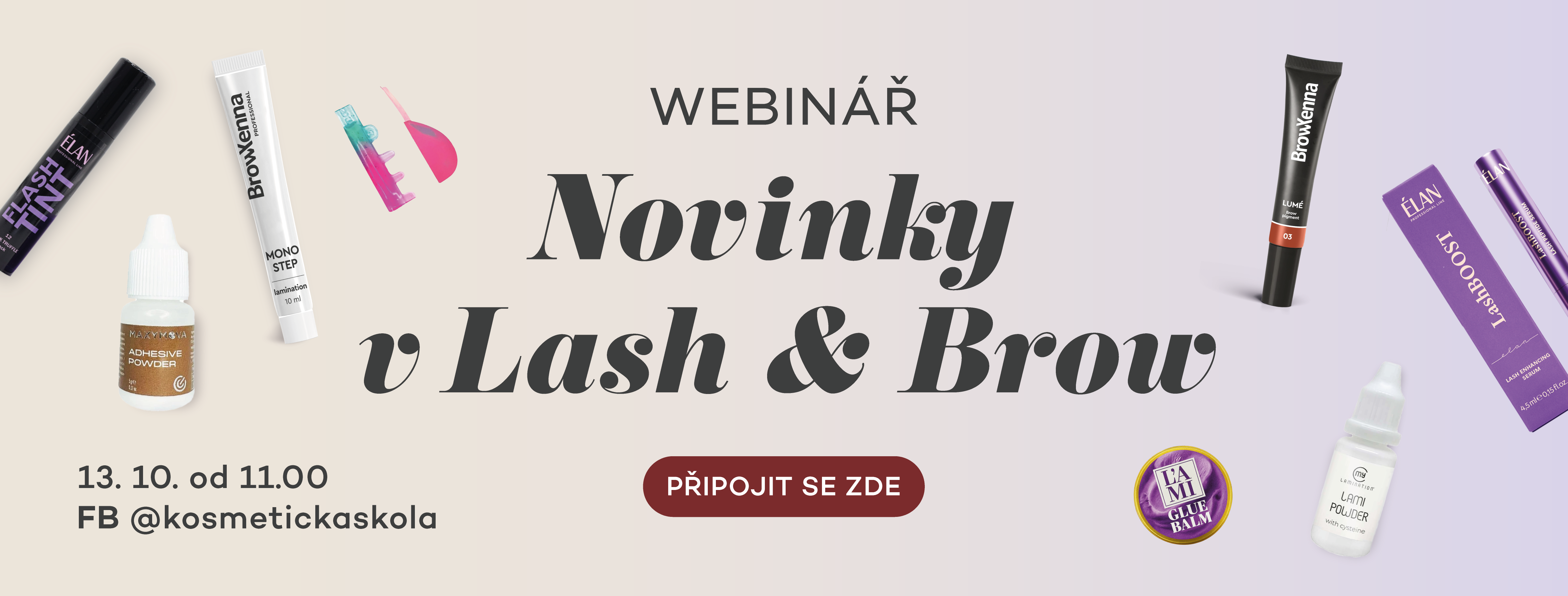 Bezplatný webinář o nových produktech