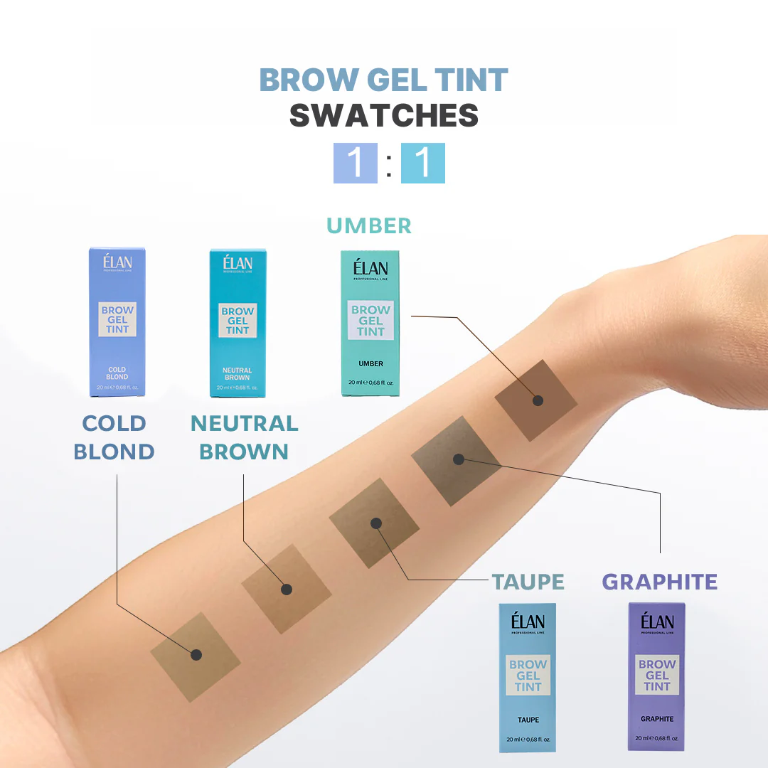 Elan Brow Gel Tint odstiny (1)