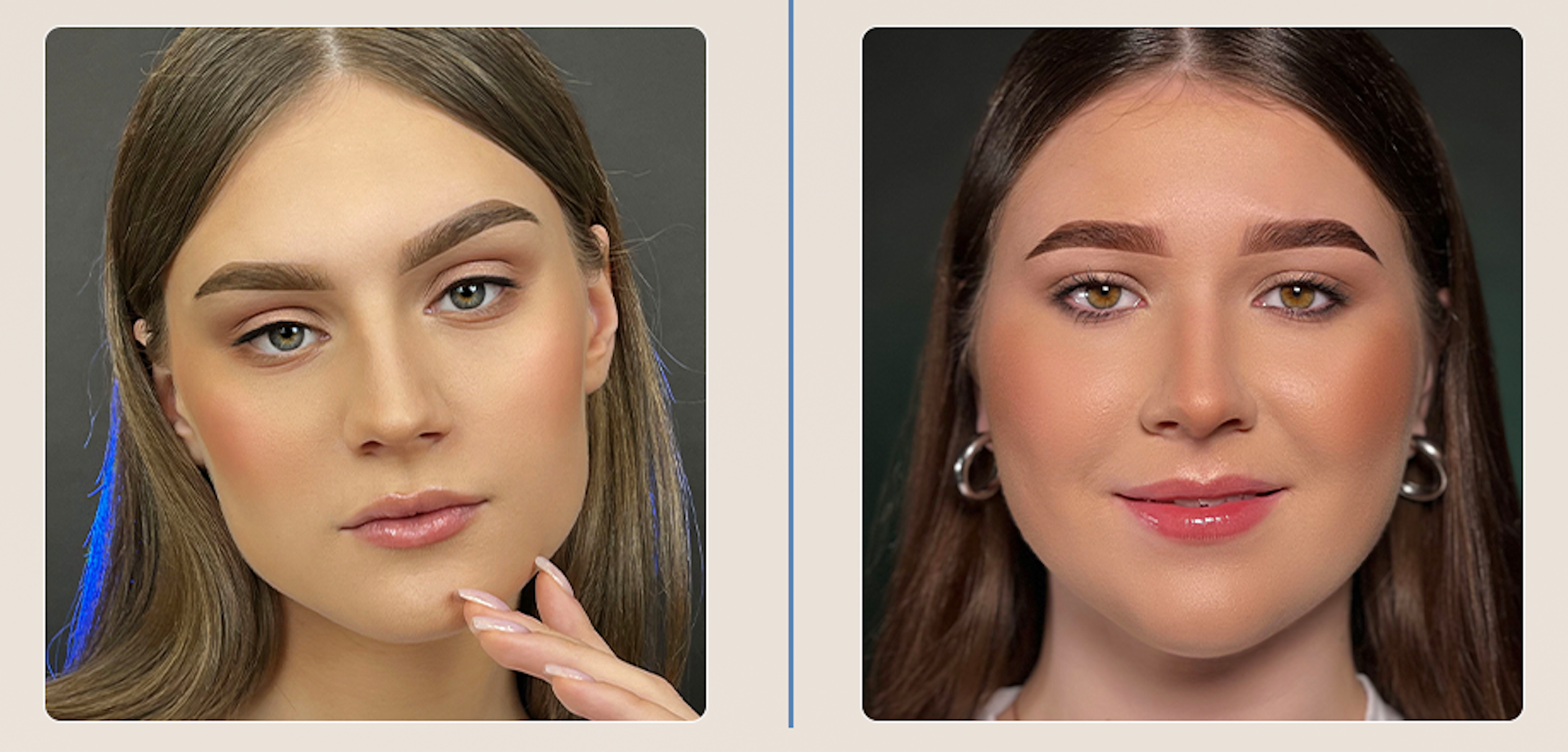 Barvení modelky