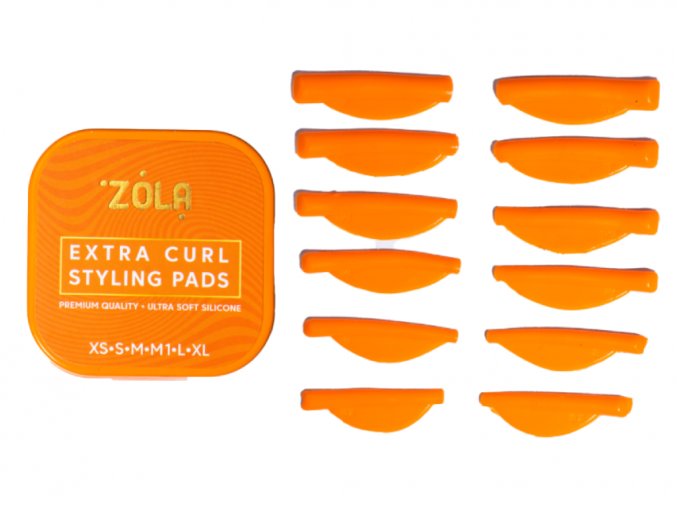 Zola Extra Curl oranžové natáčky na lash lifting