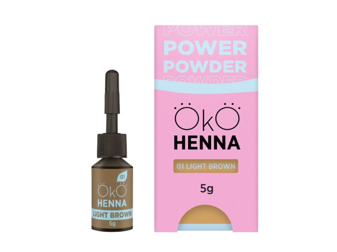OKO Powder Power Henna Light Brown (1)