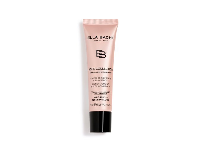 GE23005 ROSE COLLECTION Baume de Gommage Miel Amandes Tube 30g dessus