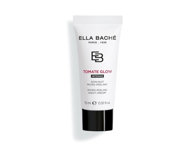 GE23034 C230623 TOMATE GLOW Soin Nuit Micro Peeling Tube 15ml avec ombre