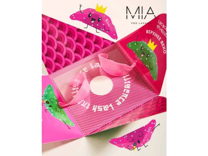 Mia Pro Korean IDOL natáčky a podložky 2 v 1  na korejský lash lifting – 1 pár