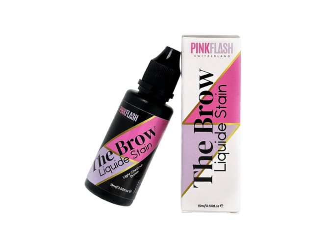 Pink Flash The Hybrid Brow Liquide Stain Light chestnut brown