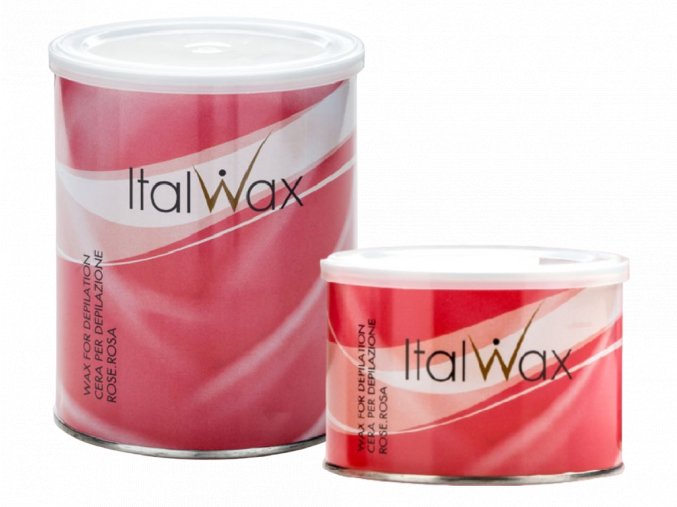 Italwax vosk na depilaci v plechovce rose