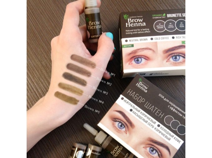 brow henna brown hneda