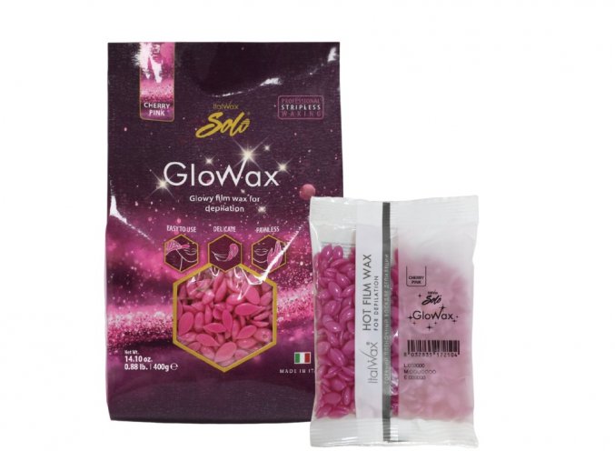 Italwax Glowax Cherry Pink vosk na depilaci