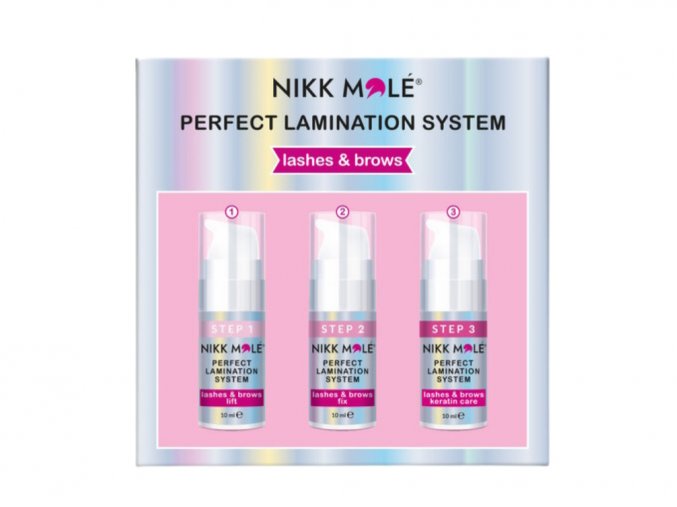 Nikk Mole Perfect Lamination system na laminaci oboci a ras 3×10 ml