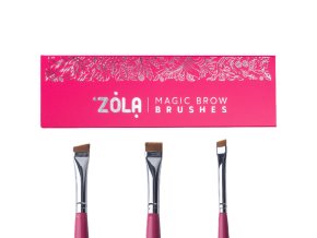 ZOLA set 3 stetcu – tmave ruzova